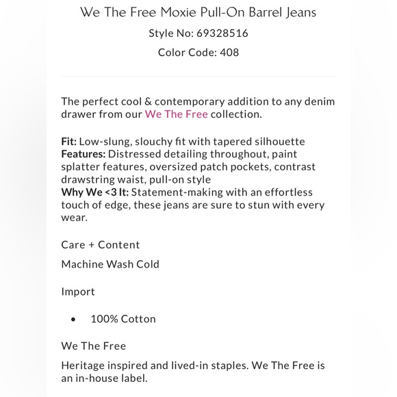 We the Free Moxie Barrel Jeans - Picture 9 of 9